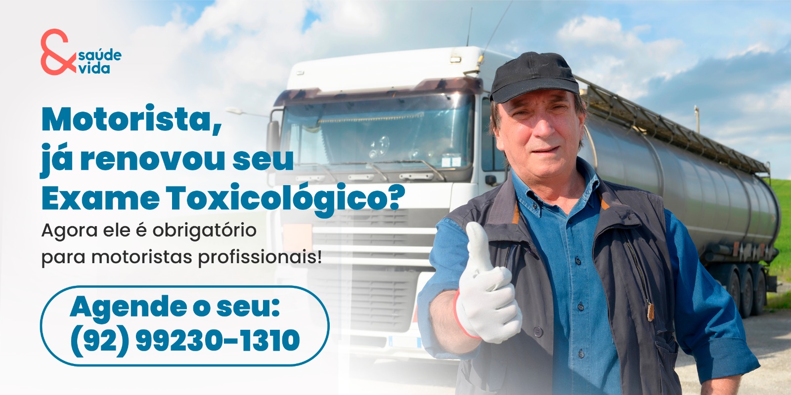 Motorista atualize seu toxicológico